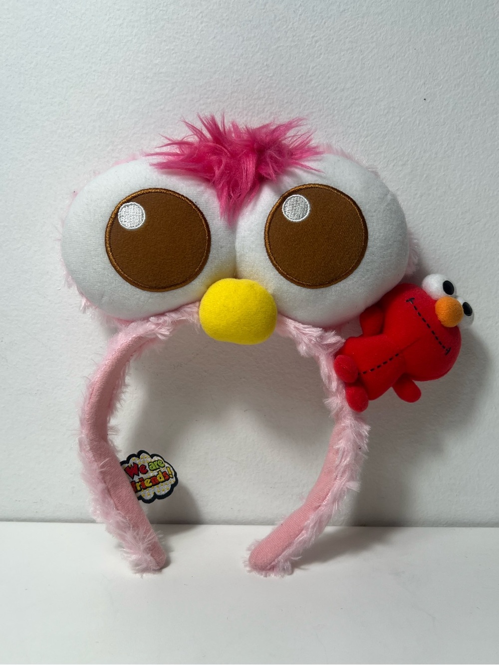 Universal Studios Japan Usj Sesame Street Moppy Elmo Fluffy Plush Ears Headband View 2